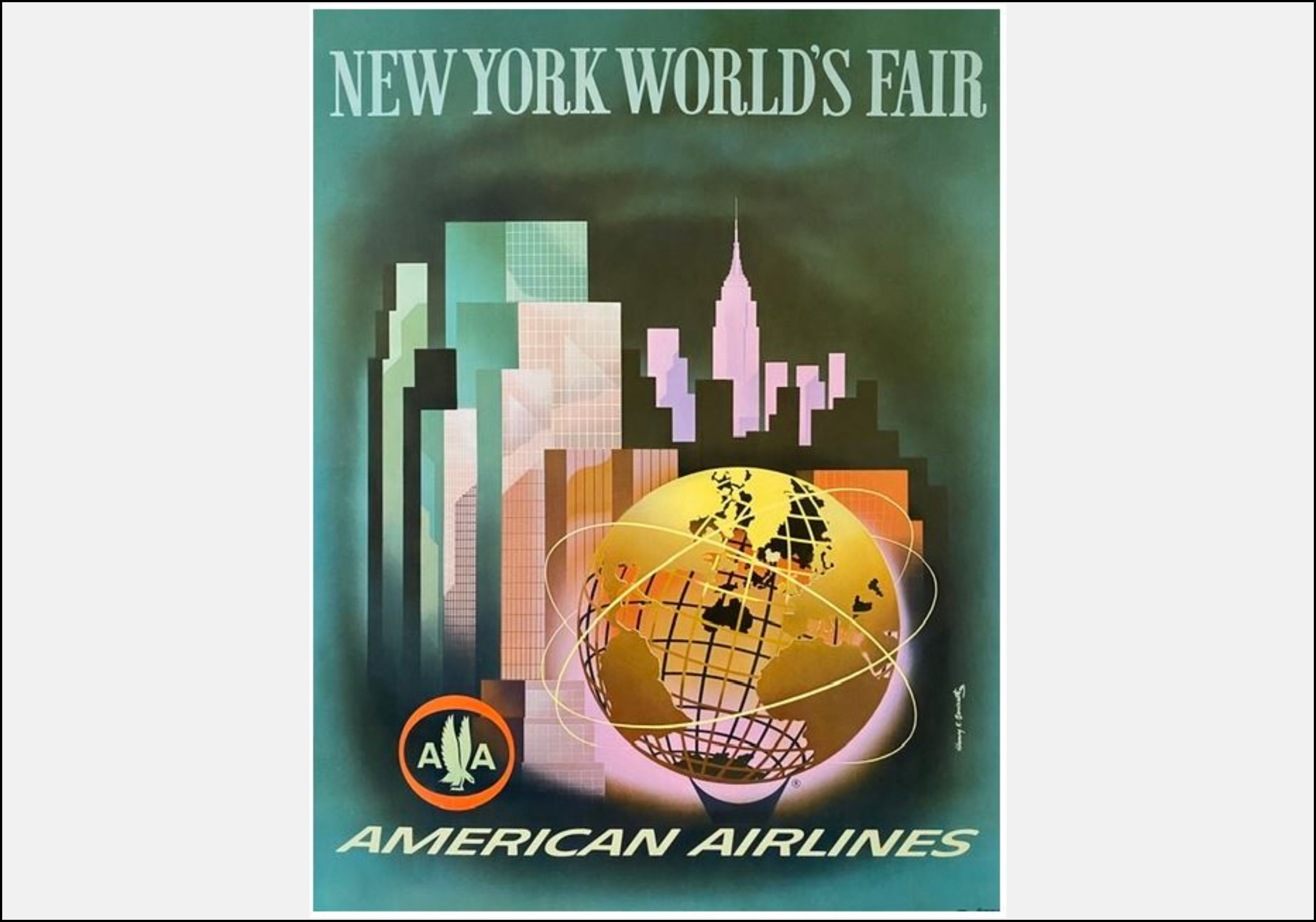 New York Worlds Fair American Air lines