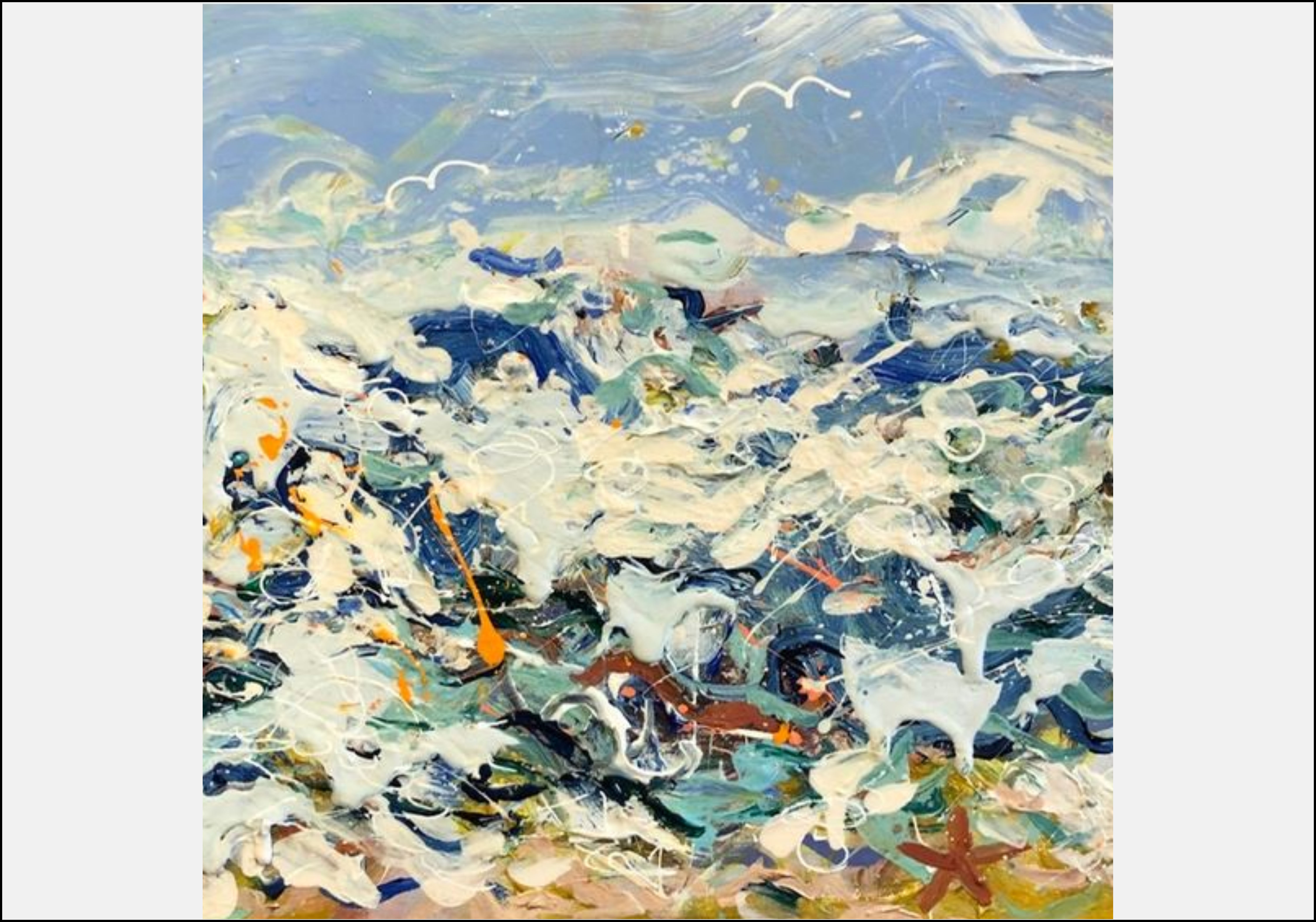 Breaking On The Shore