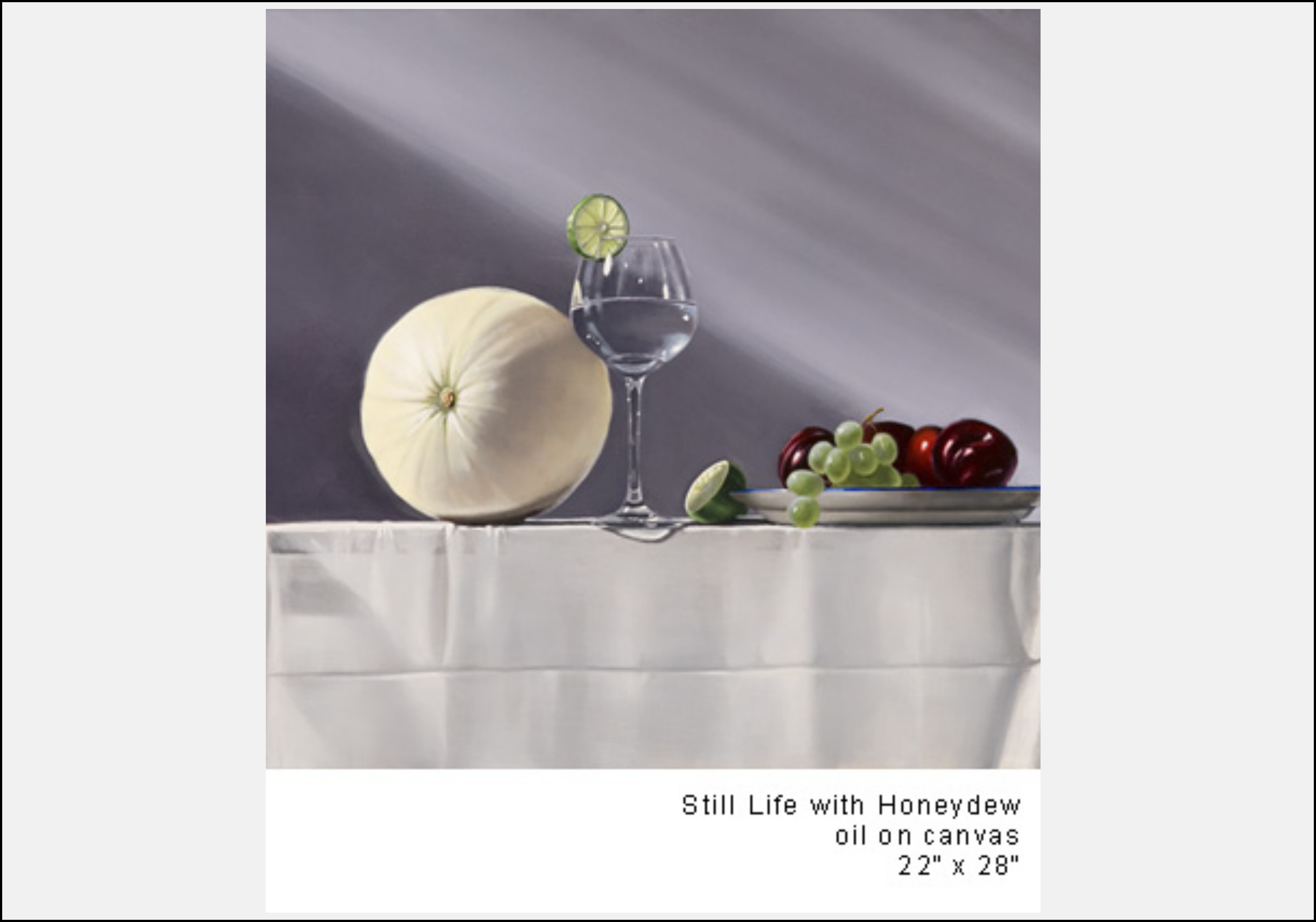 Still Life with Honeydew